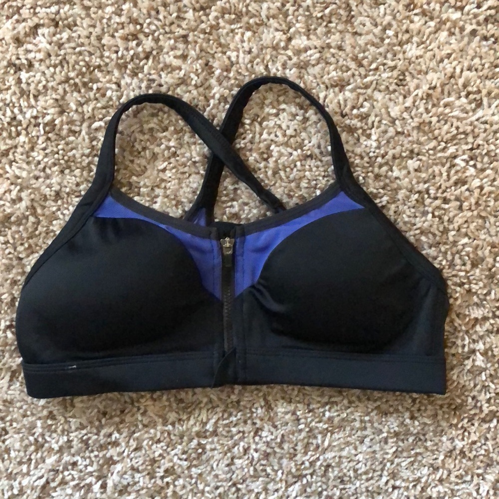 Adore Me Zip-Up Athletic Bra